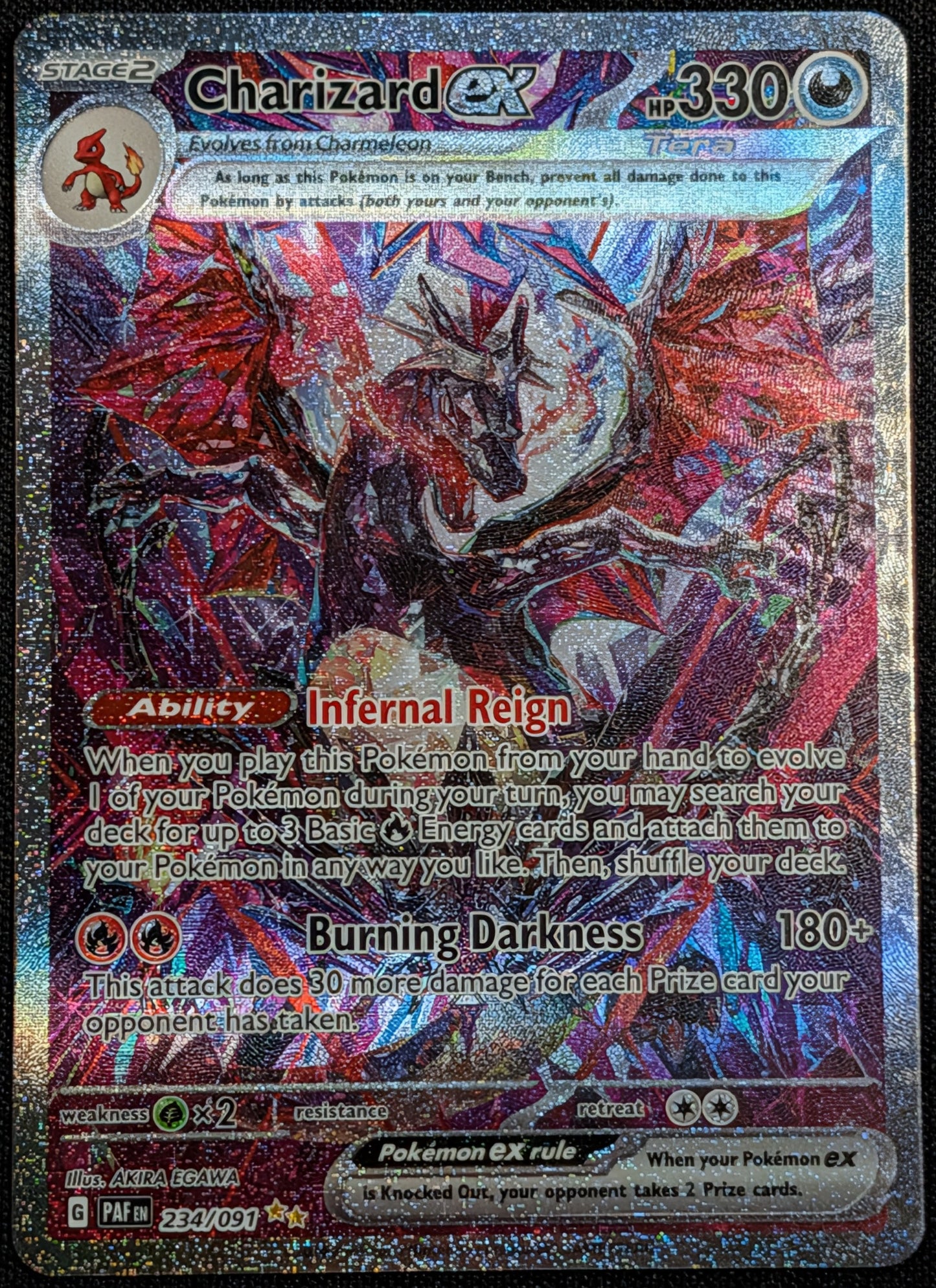 Charizard ex - 234/091 - Paldean Fates - Near Mint